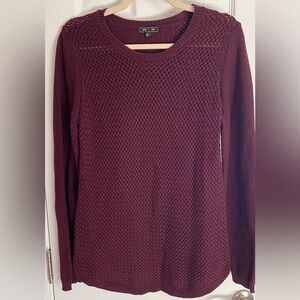 Lety & Me Small Stitch Fix Burgundy Sweater